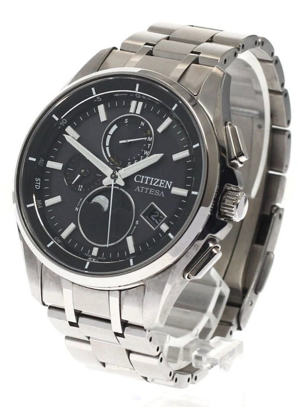 CITIZEN Atessa H874-005HK01/BY1001-66E Solar Powered Radio Men's Watch_945030